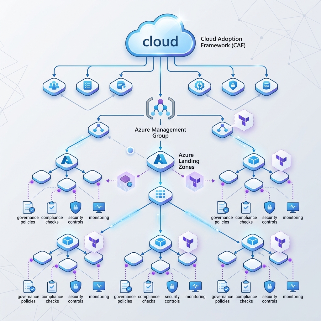 CAF Landing Zone: Cómo definir y asignar políticas de Azure con Terraform