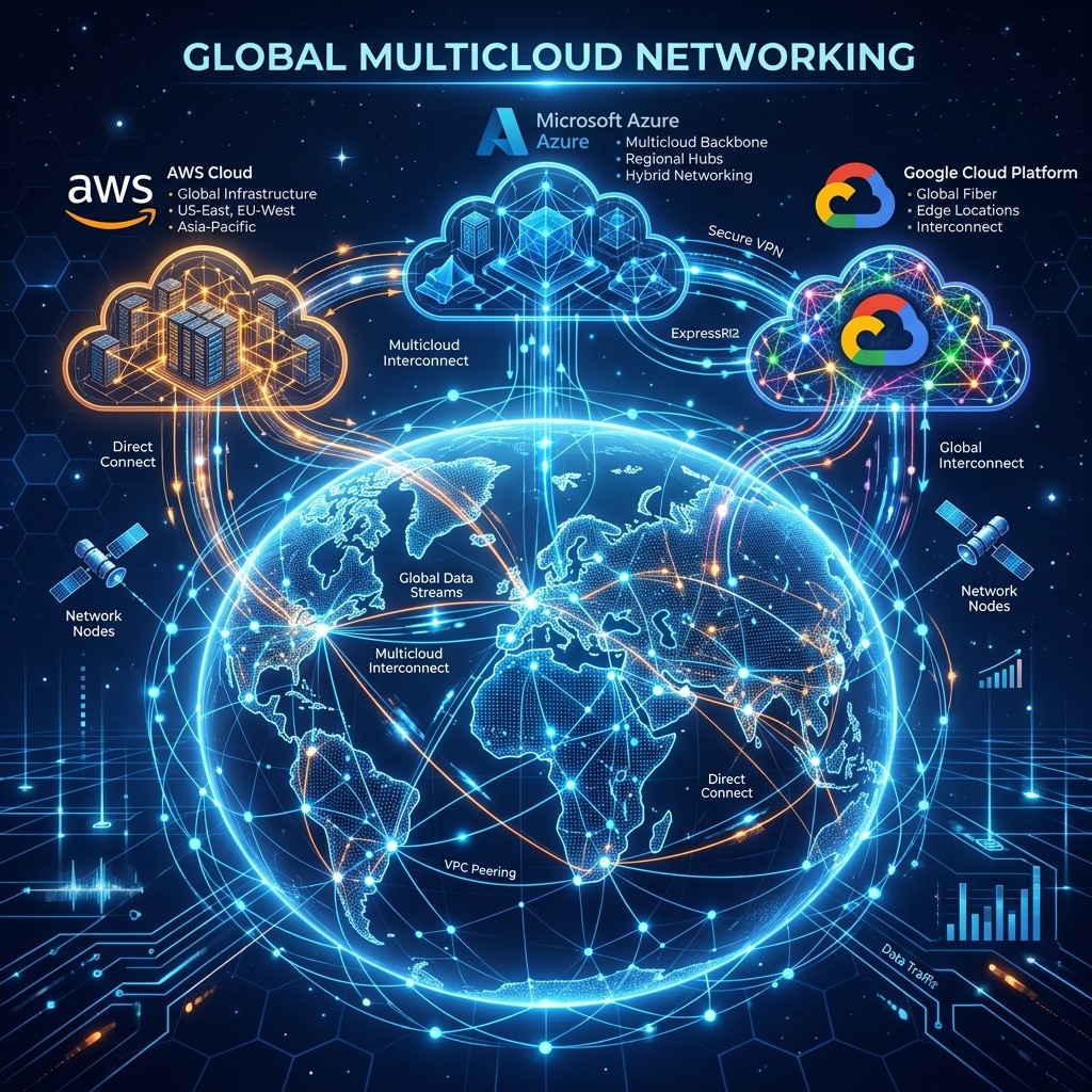 Redes Multi-nube para Empresas: Buenas Prácticas en Azure + AWS + Kubernetes